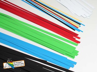 Leidingschema - blindschema stroken, zelfklevend